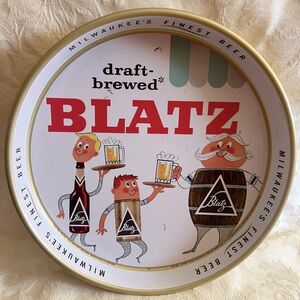 Vintage Blatz Beer Tray